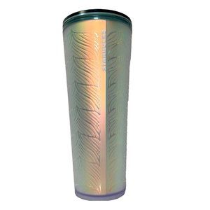 Starbucks Mermaid Tail Tumbler 24oz Iridescent Matte 2021 Venti AS IS NO STRAW
